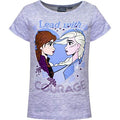 Frozen Die Eiskönigin Mädchen T-Shirt | Kinder Kurzarm Shirt Grau 104