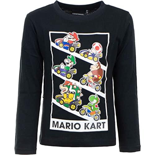 Super Mario Jungen Langarmshirt | Kinder Langarm Pullover