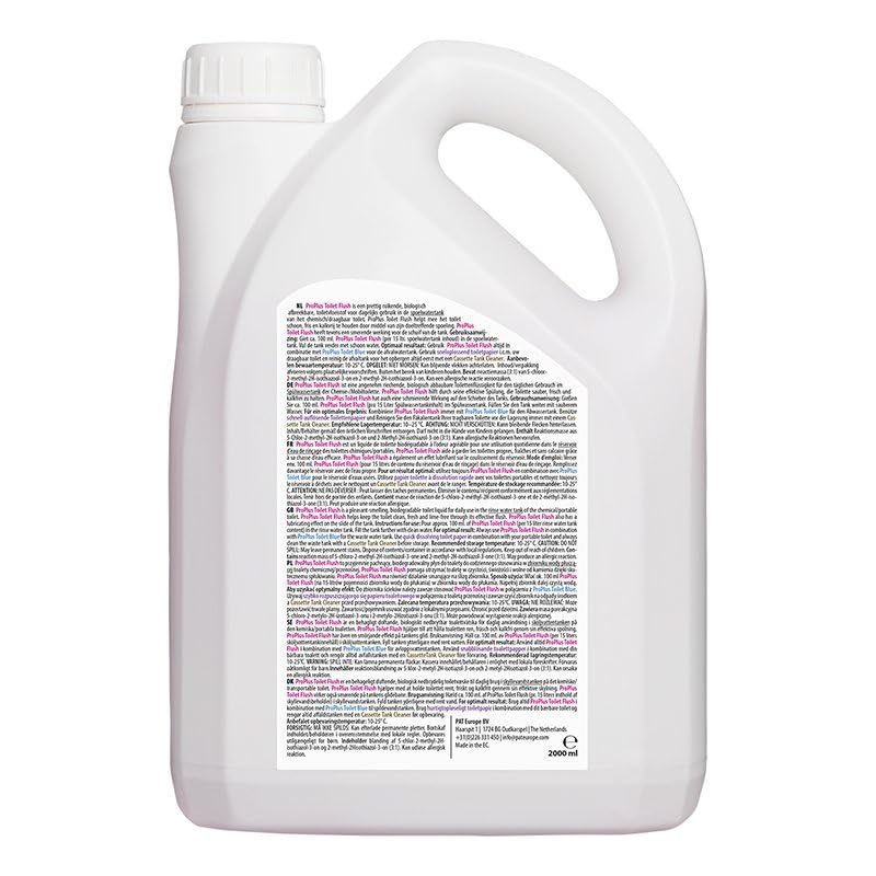 Multibros Campingtoiletten Sanitärzusatz Toilettenflüssigkeit Fäkalientankzusatz Chemietoilette Set 2X 2 Liter