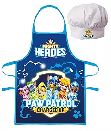Javoli Paw Patrol Kinder Koch-Set Kochschürze und Kochmütze
