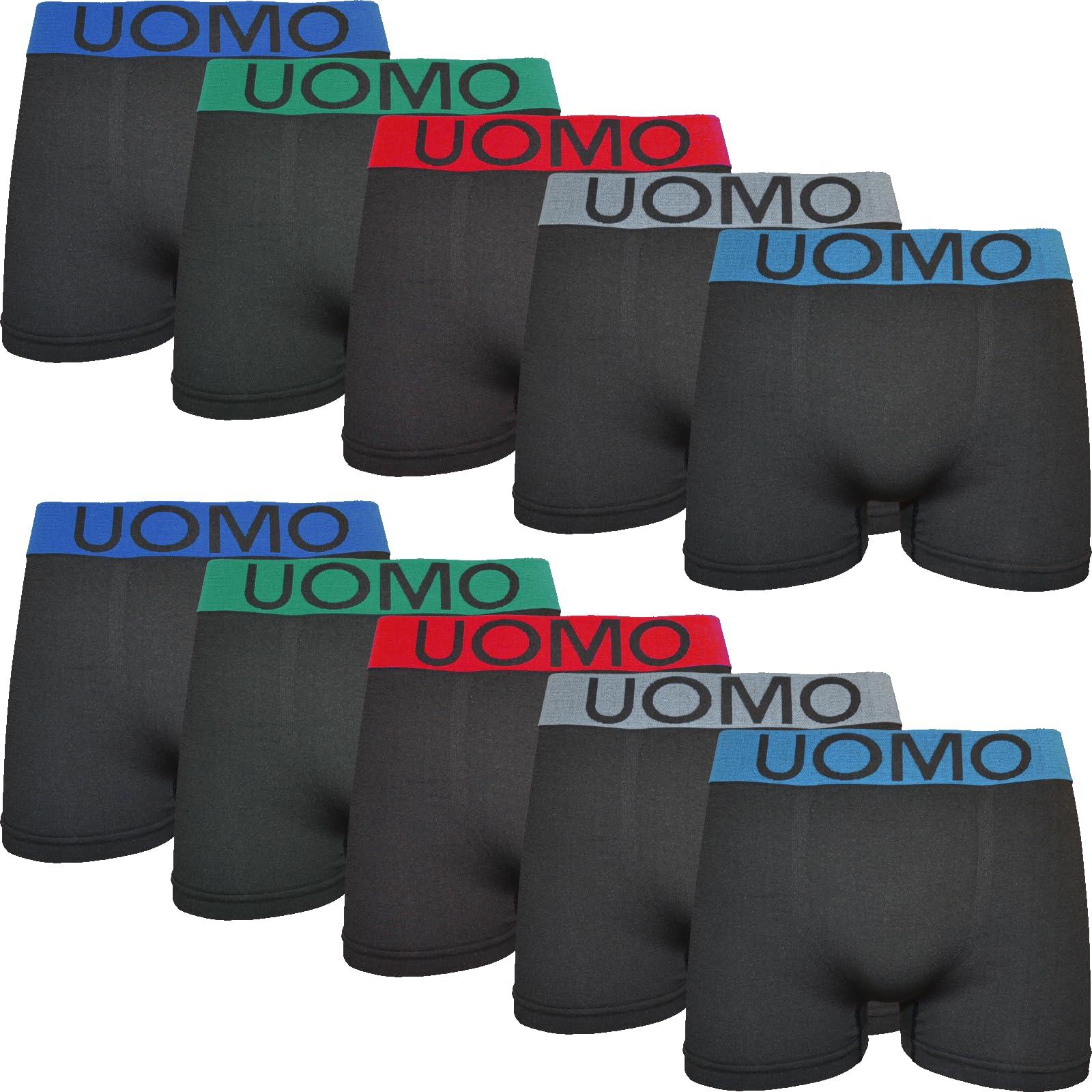 10er Pack Herren Boxershorts Retroshorts Microfaser Pants Unterhosen - Palleon