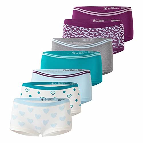 7er Pack Mädchen Hipster Kinder Pantys Microfaser Unterhosen