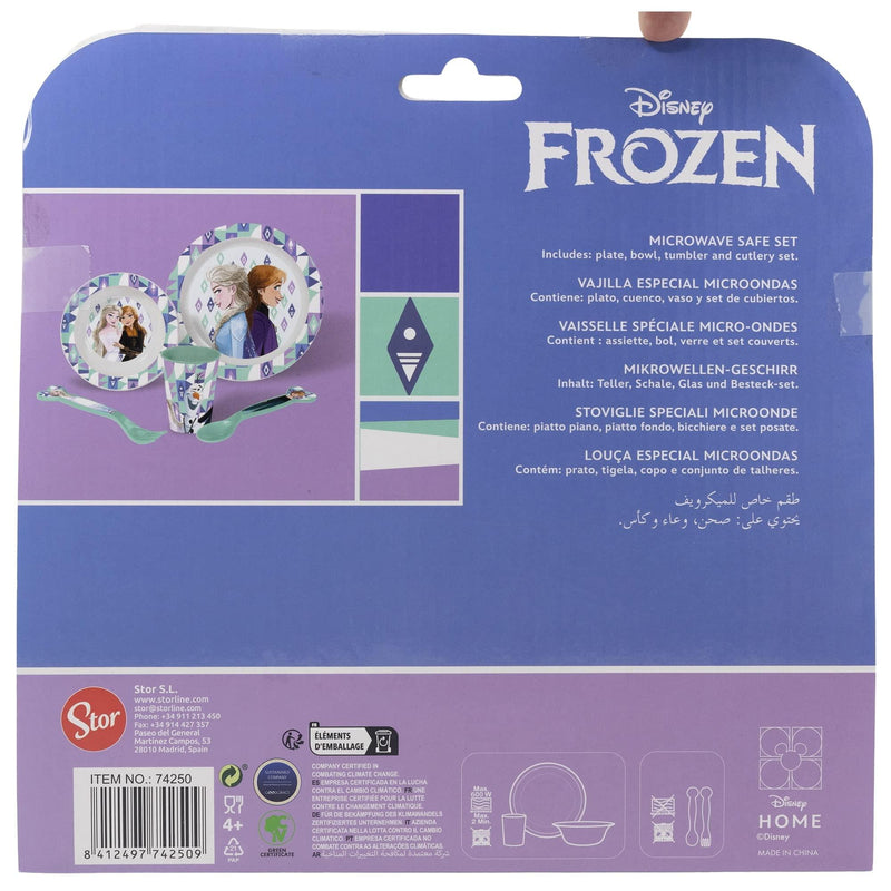 Frozen 5 teiliges Set - Micro Set - wiederverwendbares Kindergeschirr - für Microwelle geeignet 74250