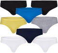 8er Pack Jungen Slips Kinder Unterhosen Unterwäsche einfarbig aus 100% Baumwolle mit Dehnbund Mehrfarbig 98-104