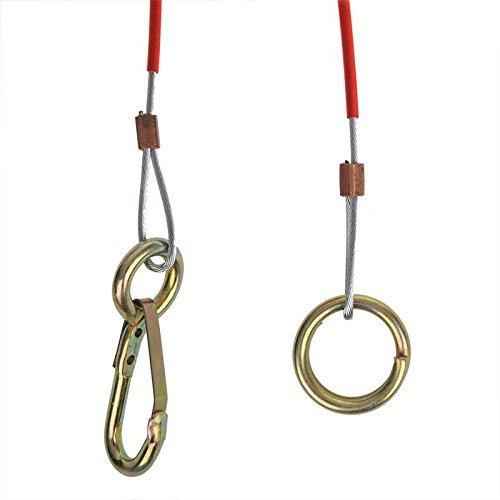 Abreisseil Stahlseil Bremsseil Farbe Rot 1,5m