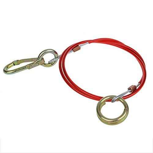 Abreisseil Stahlseil Bremsseil Farbe Rot 1,5m