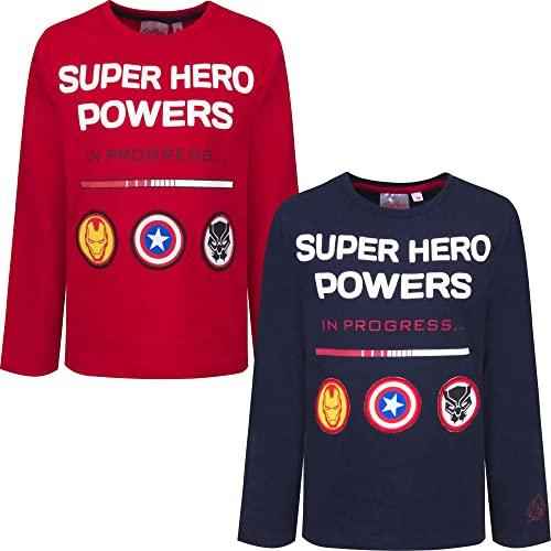 Avengers Jungen Langarmshirt | Kinder Langarm Pullover
