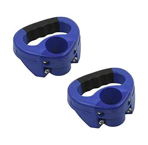 MULTIBROS 2 Stück Rangiergriff für Stützrad Ø 48mm gummierter Griff Wohnwagen & Anhänger