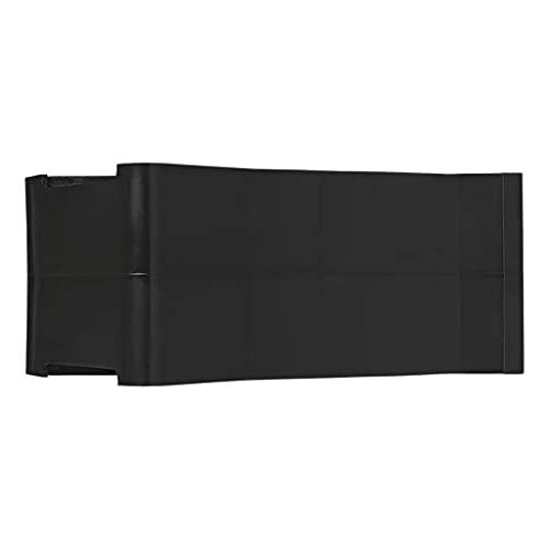 MultiBros 2 Stück Unterlegkeil aus Kunststoff schwarz inkl. Halter Radkeil Bremskeil für PKW, Anhänger, Wohnwagen, Wohnmobil - Palleon