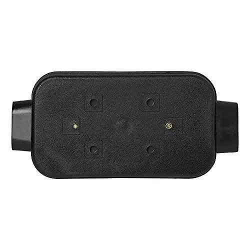 MULTIBROS 2er Pack Verteilerdose Kunststoff 8x4-polig Anhängerdose Elektrikdose Anschlussbox - Palleon
