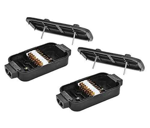 MULTIBROS 2er Pack Verteilerdose Kunststoff 8x4-polig Anhängerdose Elektrikdose Anschlussbox - Palleon