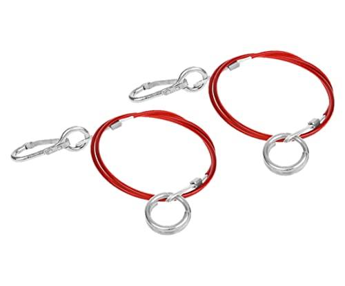 MULTIBROS 2X Abreißseil 1m Bremsseil Fangseil Sicherungsseil Anhängersicherung - Palleon