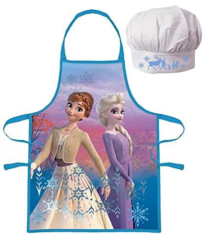Palleon Frozen Die Eiskönigin Kinder Koch-Set Kochschürze und Kochmütze - Palleon