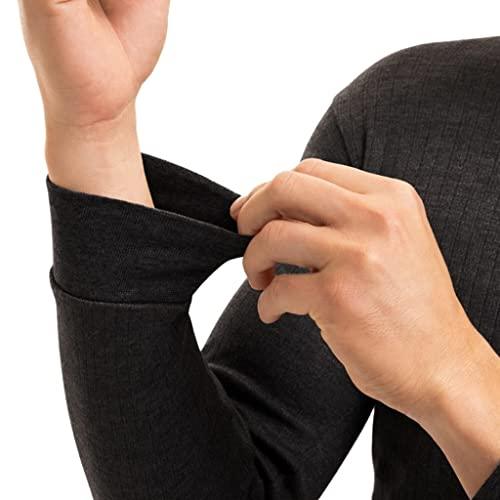 Palleon Herren Thermounterwäsche Set Thermo-Unterhemd + lange Unterhose Langarm warm Winter Ski Innenfleece Baumwolle - Palleon