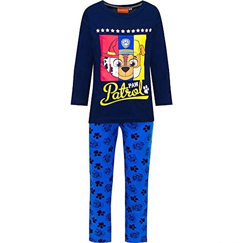 Paw Patrol Jungen Schlafanzug Kinder Pyjama Mehrfarbig 104