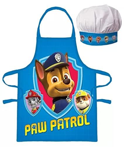Paw Patrol Kinder Koch-Set Kochschürze und Kochmütze - Palleon