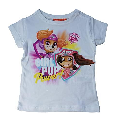 Paw Patrol Mädchen T-Shirt | Kinder Kurzarm Shirt Mehrfarbig 2 122-128