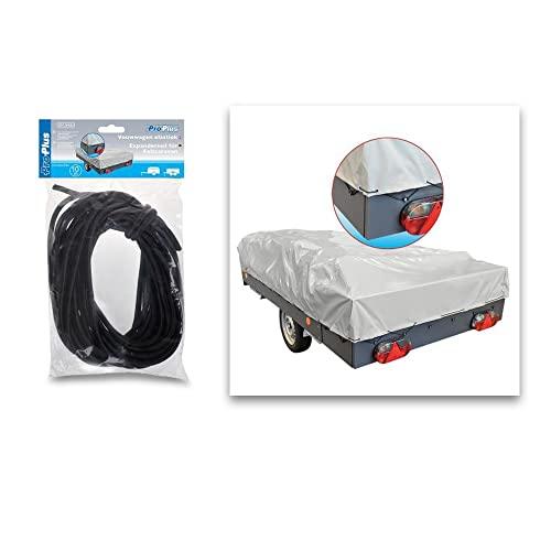 ProPlus 10 Meter Gummiseil Expanderseil 7,5mm Anhänger Netz Plane Seil - Palleon