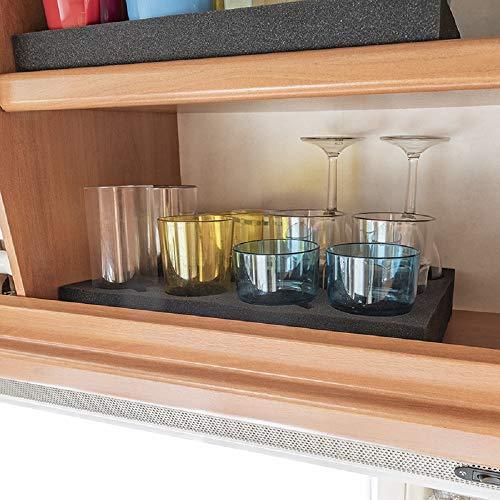 ProPlus Tassenhalter aus weichem Schaum für Gläser und Tassen 4X 7,5cm und 8x6cm