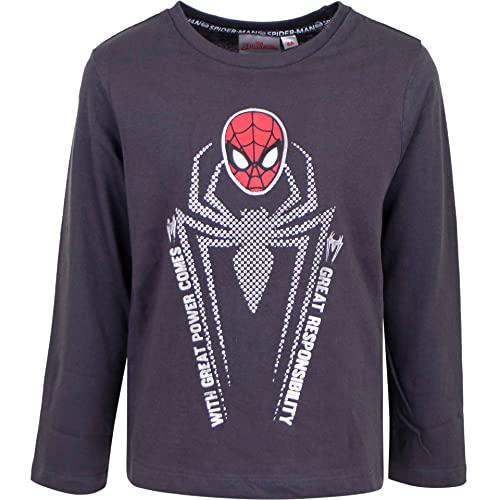 Spiderman Jungen Langarmshirt | Kinder Langarm Pullover Mehrfarbig 98