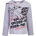 Spiderman Jungen Langarmshirt | Kinder Langarm Pullover Grau 2 98