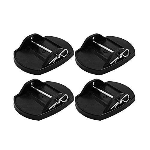 Stützplatten Set - 4 Stück - zur Sicherung der Kurbelstütze Wohnmobil oder Wohnwagen - Palleon